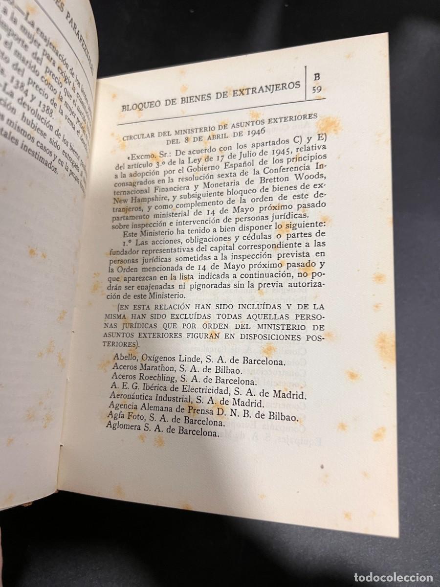 Libros de segunda mano: MANUAL DEL CORREDOR DE COMERCIO. RAFAEL GIL. MALLORCA, 1951. - Foto 5