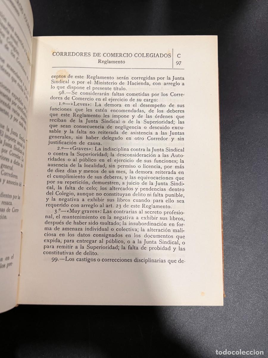 Libros de segunda mano: MANUAL DEL CORREDOR DE COMERCIO. RAFAEL GIL. MALLORCA, 1951. - Foto 6