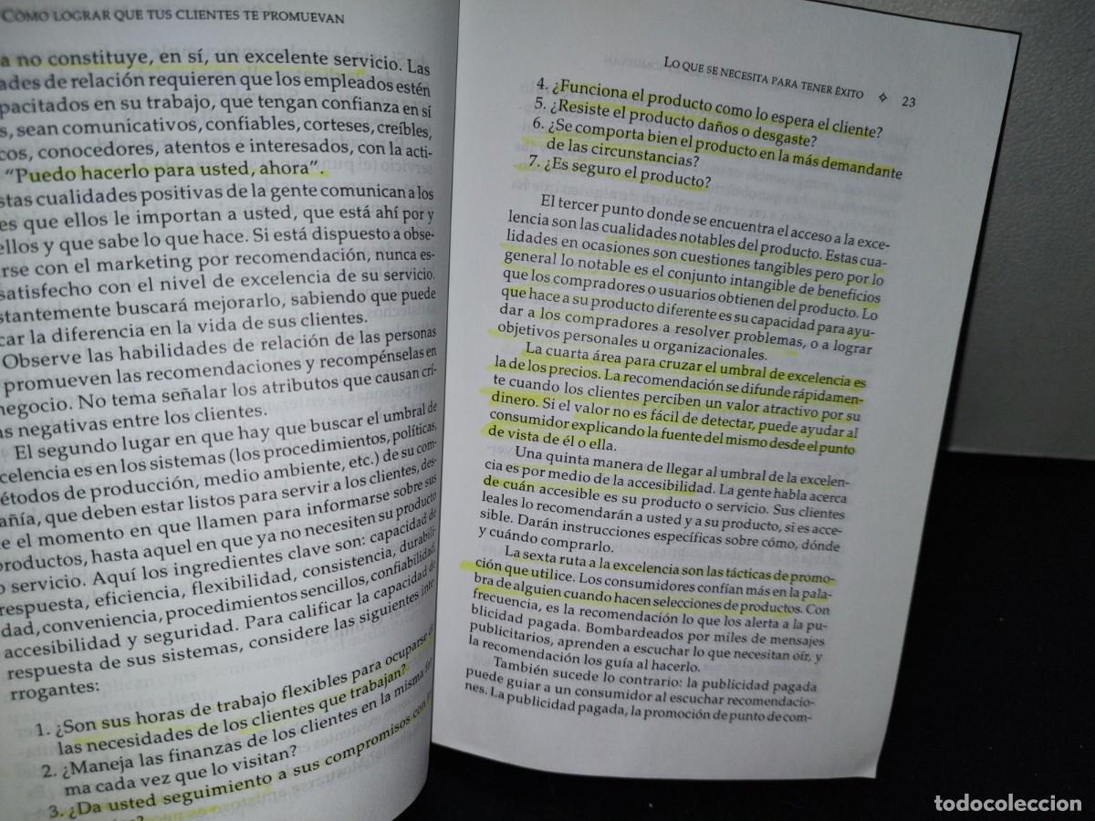 Libros de segunda mano: 53- C&Oacute;MO LOGRAR QUE TUS CLIENTES TE PROMUEVAN - MICHAEL E. CAFFERKY - Foto 6