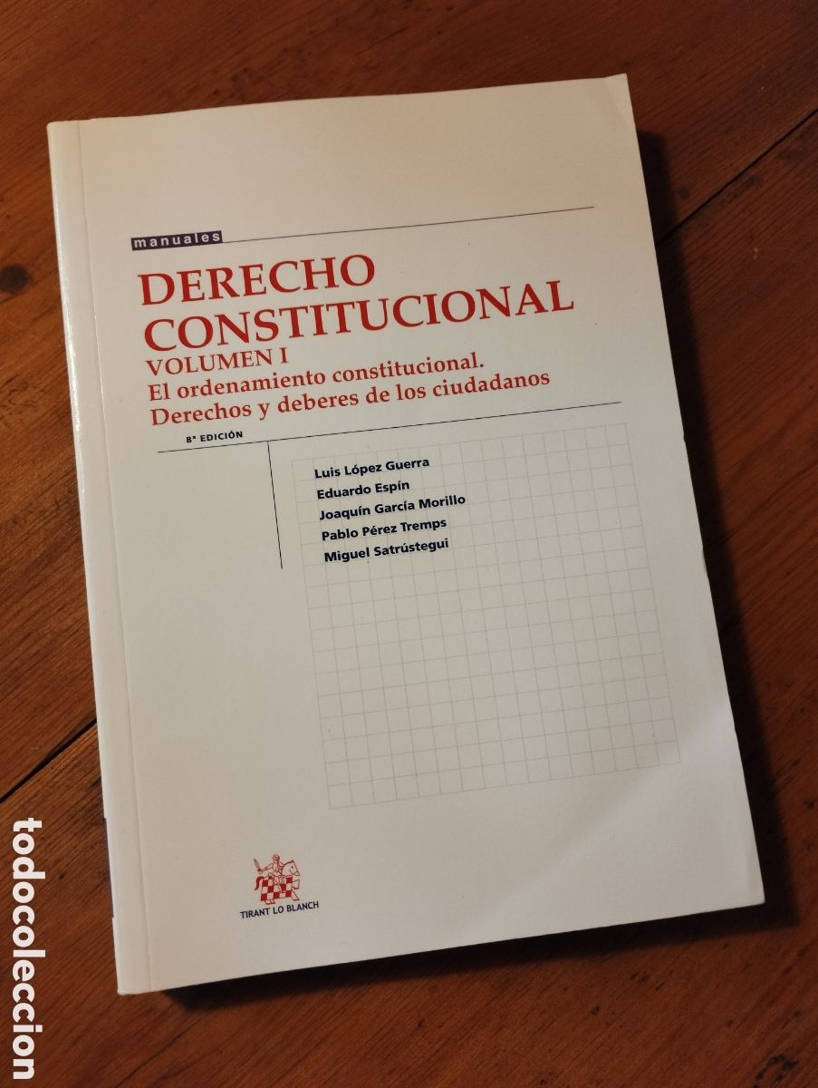 Libros de segunda mano: Derecho Constitucional. Volumen 1 y 2. 8&ordf; edici&oacute;n. - Foto 3