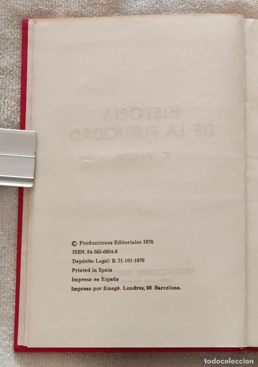 Libros de segunda mano: HISTORIA DE LA PUBLICIDAD. - Foto 5