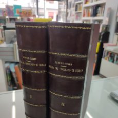 Libros de segunda mano: 1913 HISTORIA DEL CONSULADO DE BILBAO 2 VOLS 1511-1699 TEOFILO GUIARD Y LARRAURI PAIS VASCO VIZCAYA