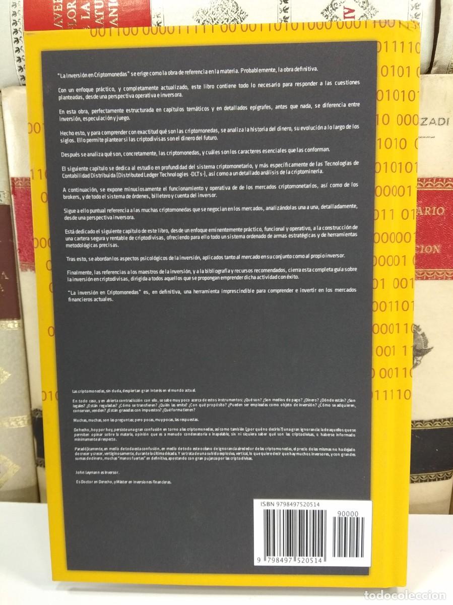 Libros de segunda mano: LA INVERSI&Oacute;N EN CRIPTOMONEDAS. LEYMAN, John. First Edition, Seattle 2021 - Foto 3