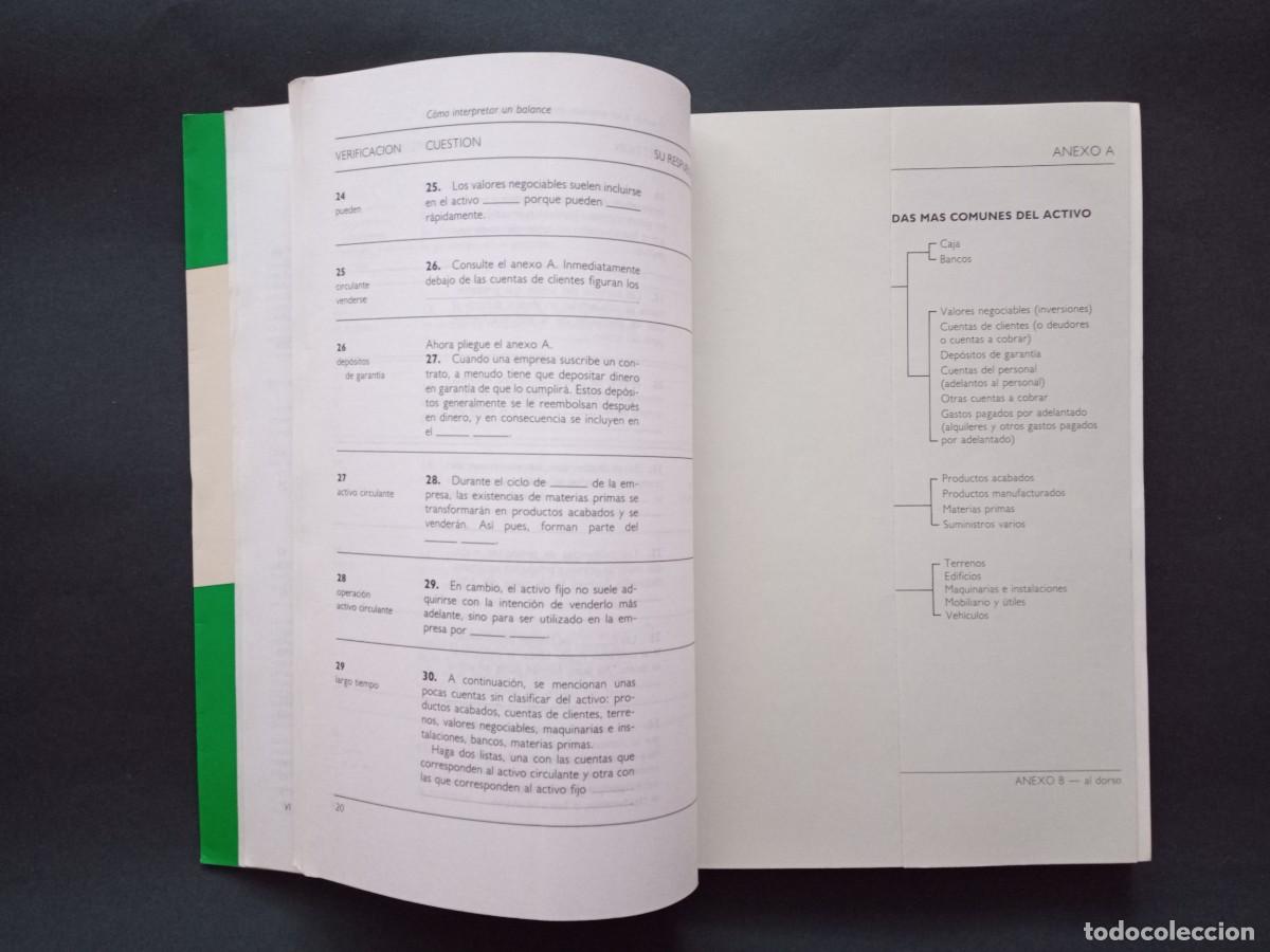 Libros de segunda mano: C&Oacute;MO INTERPRETAR UN BALANCE. LIBRO PROGRAMADO DE LA OIT. SEGUNDA EDICI&Oacute;N REVISADA. GINEBRA, 1987. - Foto 7