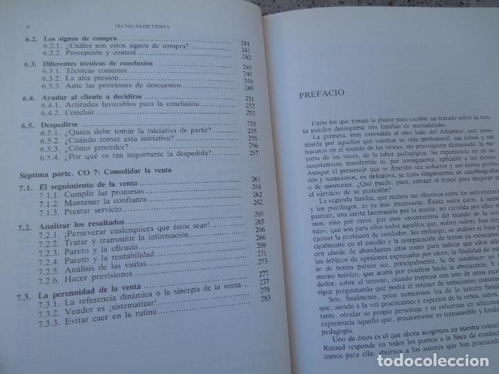 Libros de segunda mano: TECNICAS DE VENTA - P RATAUD - DEUSTO - Foto 2