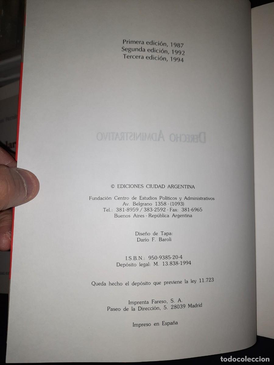Libros de segunda mano: E1B2 DERECHO ADMINISTRATIVO ROBERTO DROMI - Foto 4