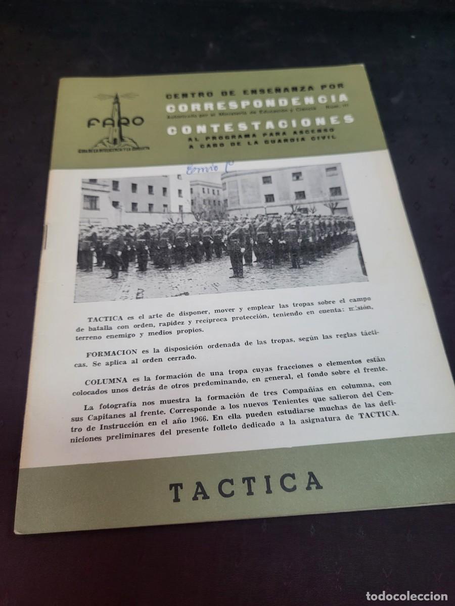 Second hand books: PROGRAMA ASCENSO CABO GUARDIA CIVIL TACTICA ACADEMIA FARO A&Ntilde;OS 60