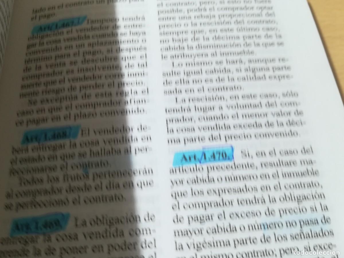 Libros de segunda mano: CODIGO CIVIL / A&Ntilde;51 / 2008 TECNOS - Foto 9