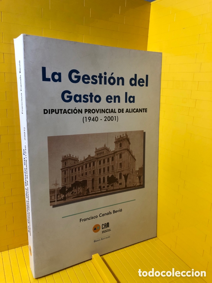 Libros de segunda mano: LA GESTION DEL GASTO EN LA PROVINCIA DE ALICANTE (1940-2001) &bull;&bull; FRANCISCO CANALS BEVIA