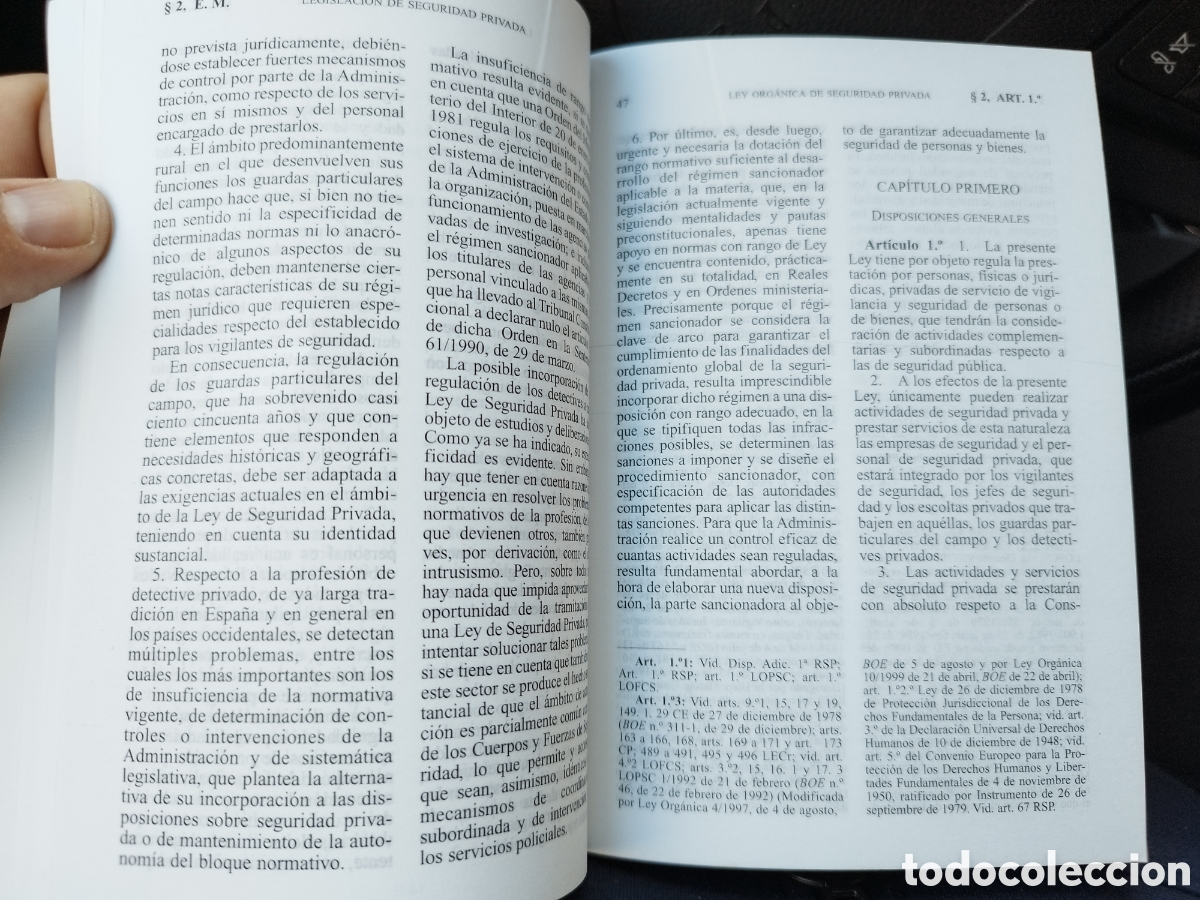 Libros de segunda mano: Legislaci&oacute;n de la Seguridad Privada - - Foto 6