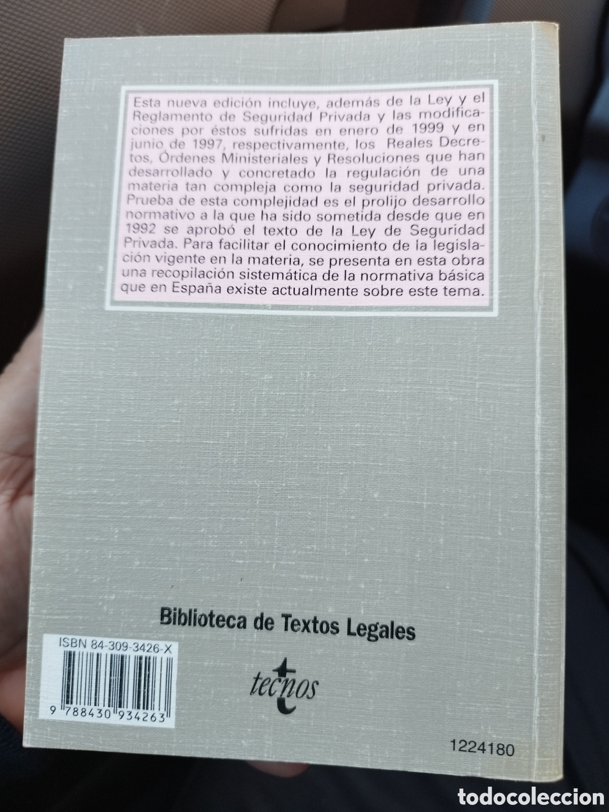 Libros de segunda mano: Legislaci&oacute;n de la Seguridad Privada - - Foto 9