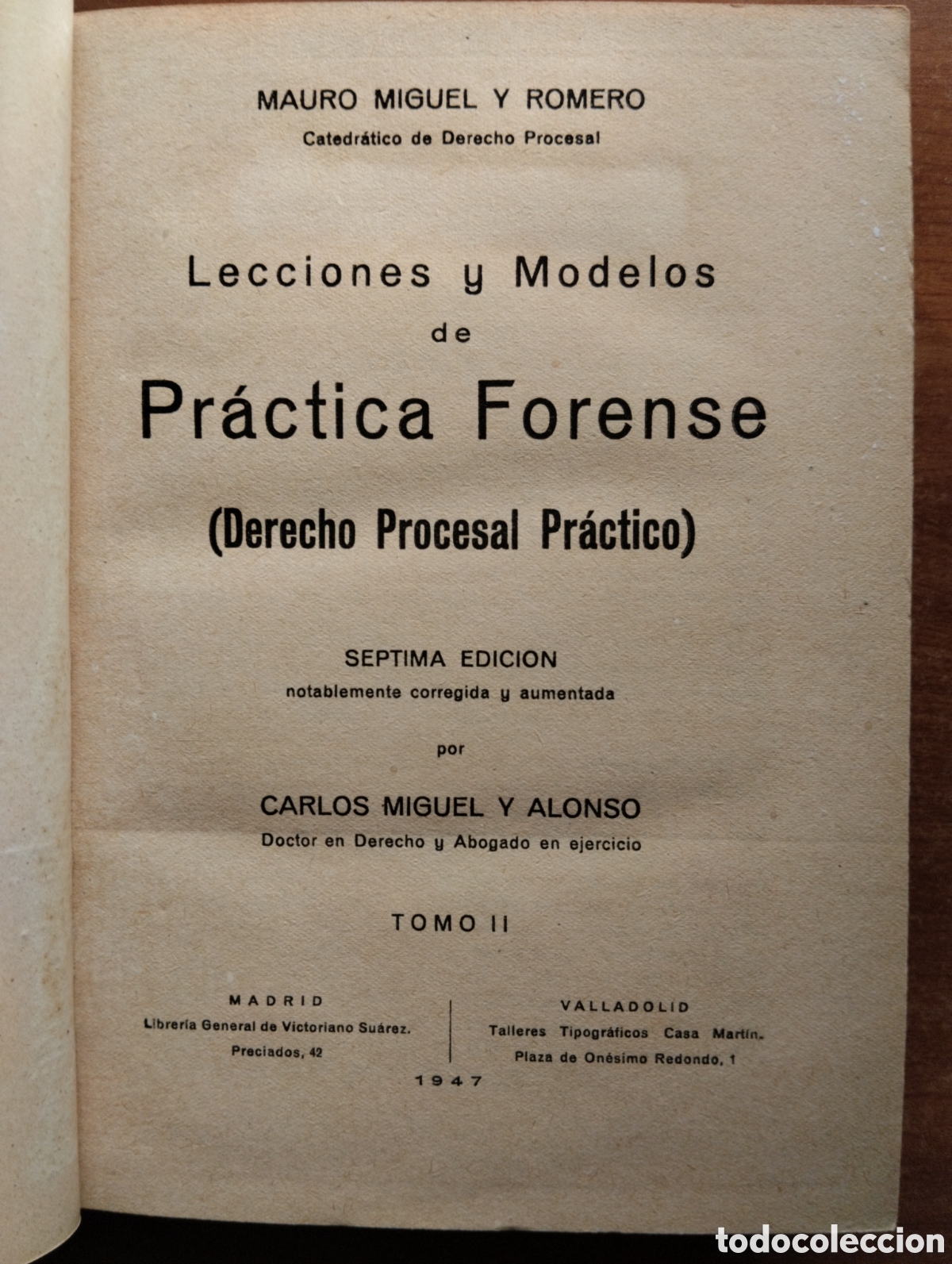 Libros de segunda mano: Pr&aacute;ctica Forense ( Derecho Procesal Pr&aacute;ctico) II - Foto 4