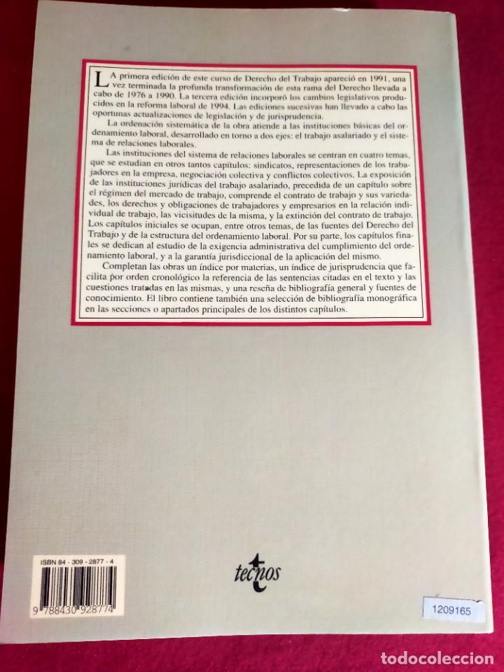 Libros de segunda mano: DERECHO DEL TRABAJO - Foto 3