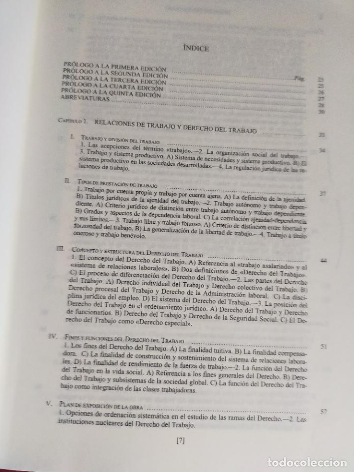 Libros de segunda mano: DERECHO DEL TRABAJO - Foto 4
