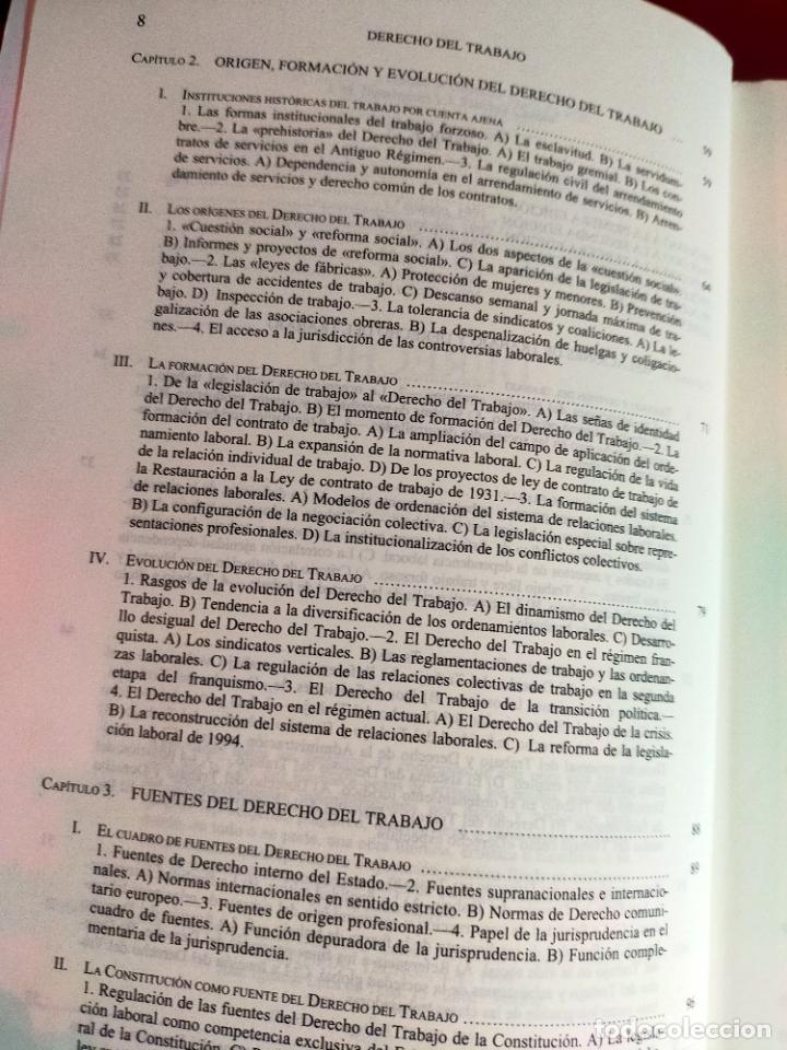 Libros de segunda mano: DERECHO DEL TRABAJO - Foto 5