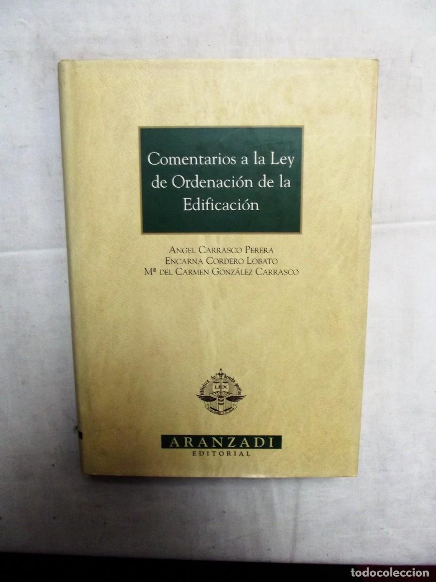 Libri di seconda mano: COMENTARIOS A LA LEY DE ORDENACION DE LA EDIFICACION POR VARIOS AUTORES