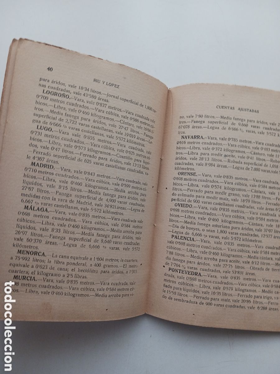 Libros de segunda mano: Cuentas ajustadas, Riu y L&oacute;pez, sin fecha - Foto 4