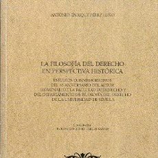 Libros de segunda mano: LA FILOSOFIA DEL DERECHO EN PERSPECTIVA HISTORICA - PEREZ LUÑO, ANTONIO-ENRIQUE - A-DE-682. Lote 403292859