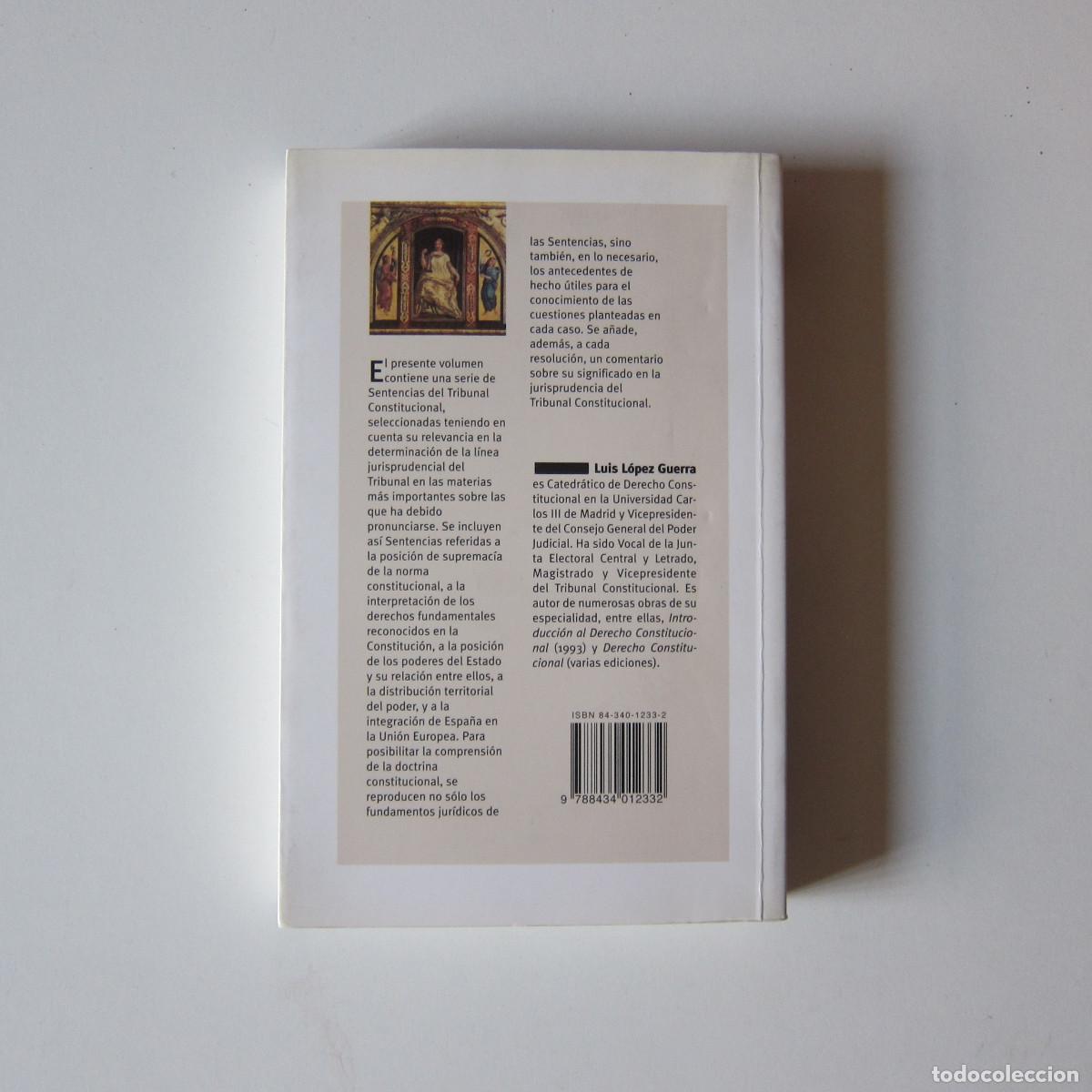 Libros de segunda mano: LAS SENTENCIAS B&Aacute;SICAS DEL TRIBUNAL CONSTITUCIONAL - Foto 2