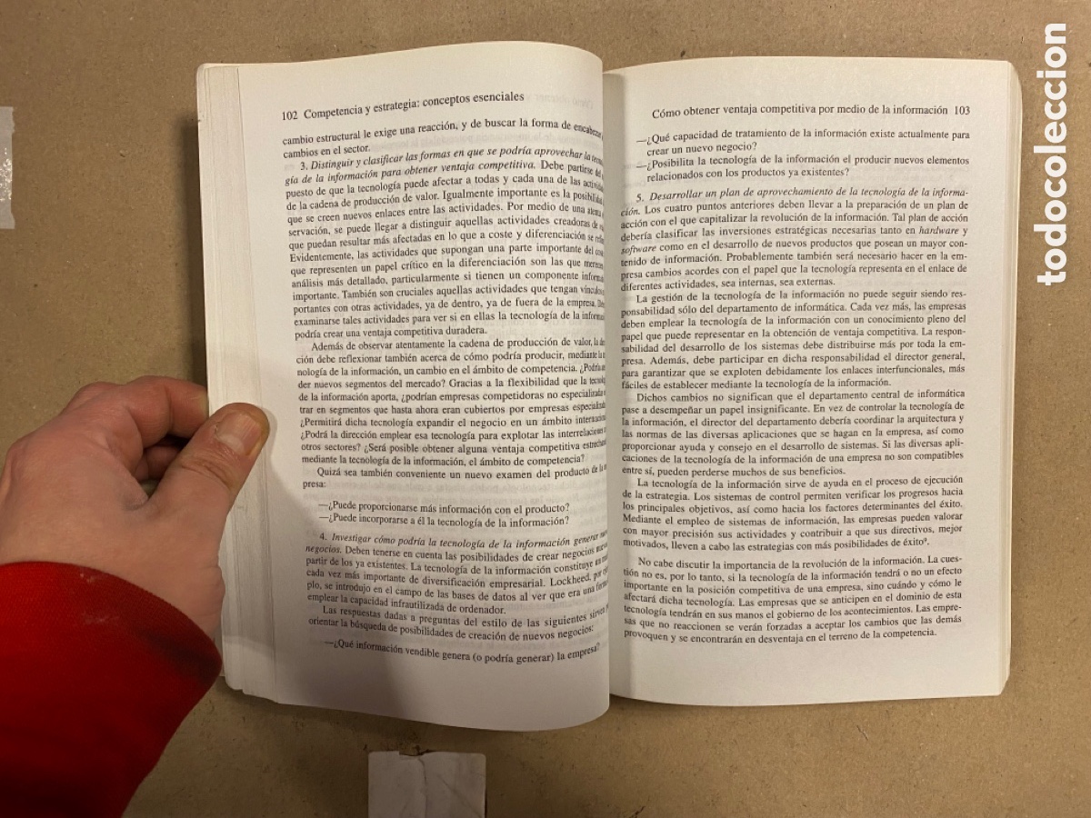 Libros de segunda mano: SER COMPETITIVOS (NUEVAS APORTACIONES Y CONCLUSIONES). MICHAEL E. PORTER. EDICIONES DEUSTO - Foto 4