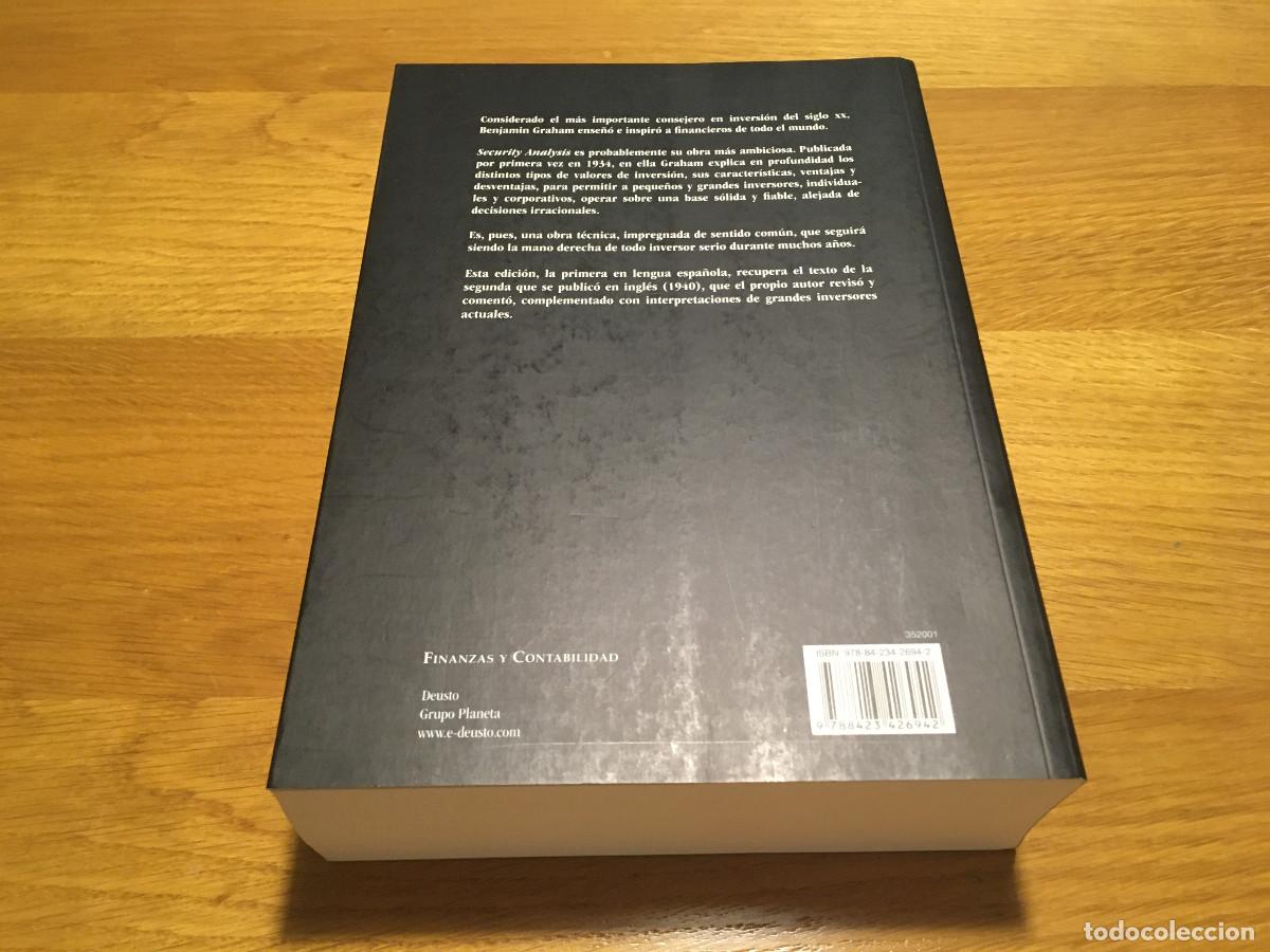 Libros de segunda mano: Security Analysis de Graham y Dodd en castellano - Foto 2