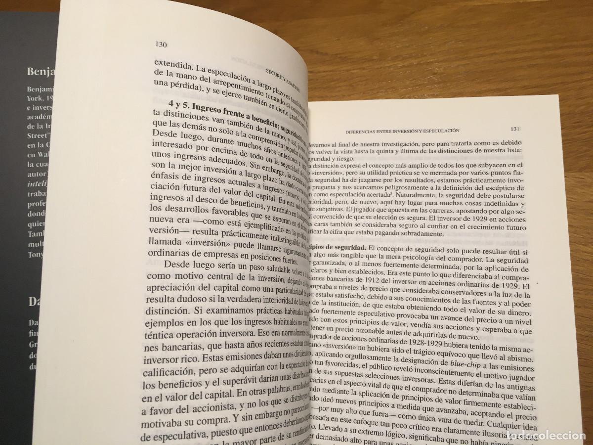 Libros de segunda mano: Security Analysis de Graham y Dodd en castellano - Foto 5