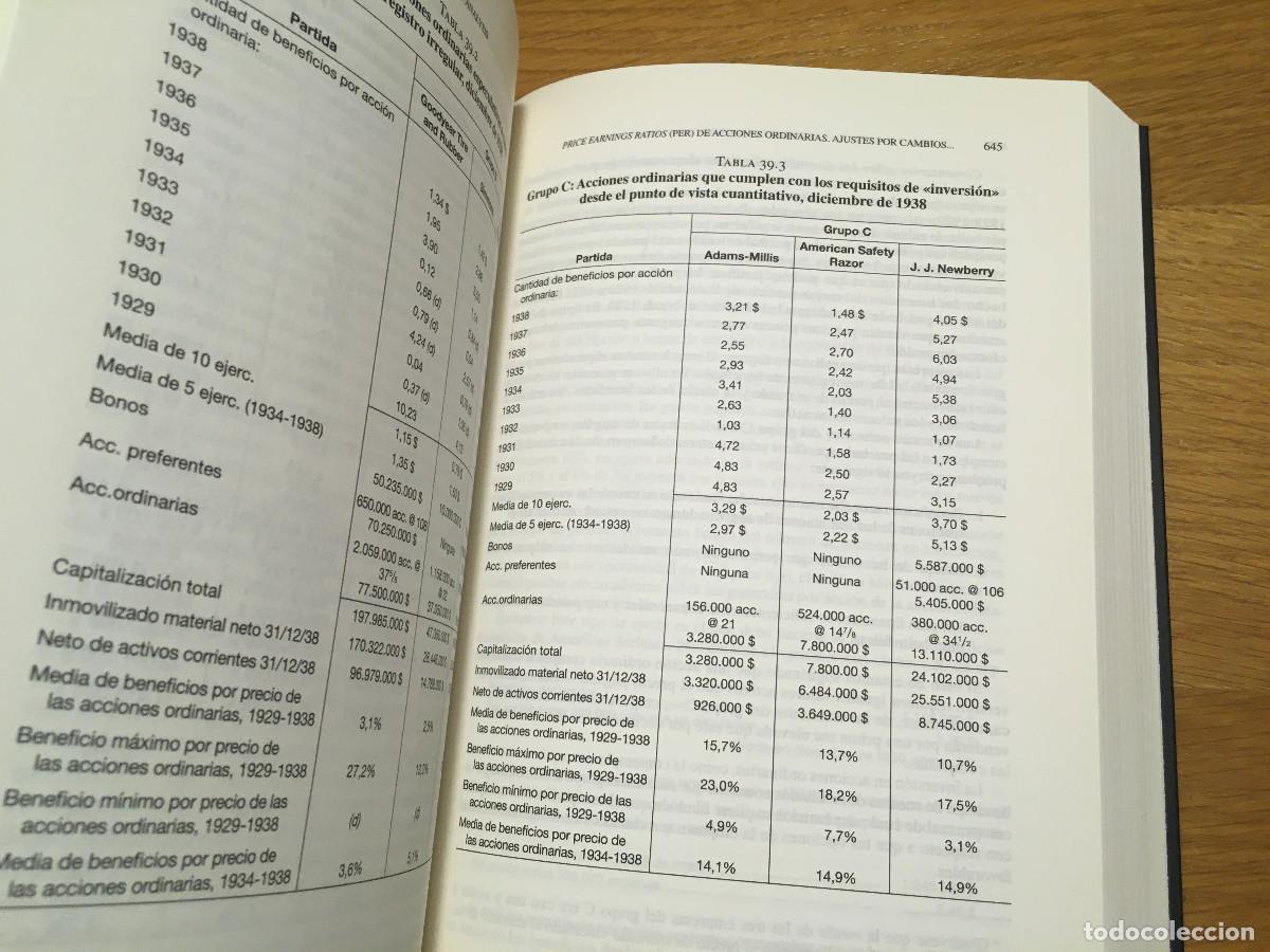Libros de segunda mano: Security Analysis de Graham y Dodd en castellano - Foto 8