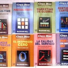 Libros de segunda mano: COLECCIÓN LIBROS DE EMPRESA 8T / VARIOS AUTORES / CINCO DÍAS / ED. MCGRAW HILL EN MADRID 1993