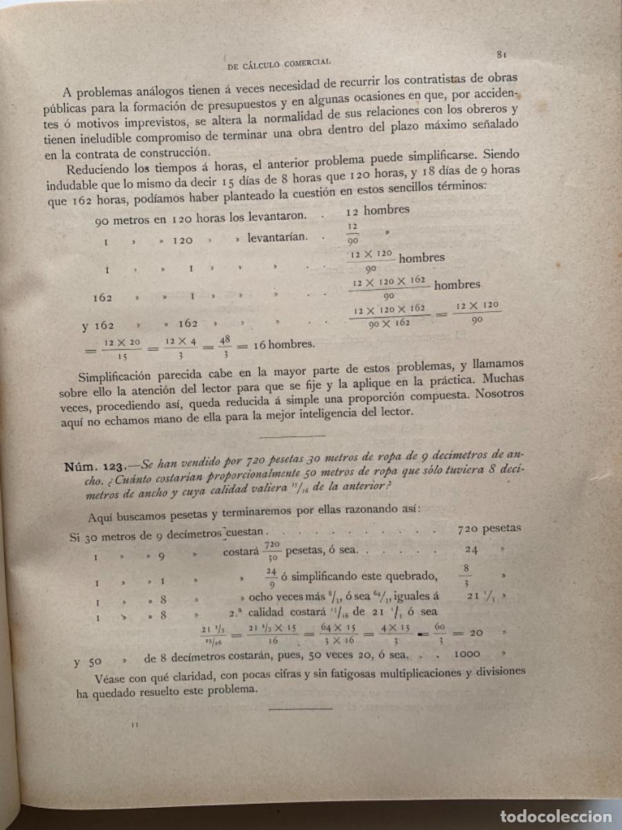 Libros de segunda mano: Pr&aacute;cticas de C&aacute;lculo Comercial de E. Oliver - Foto 2