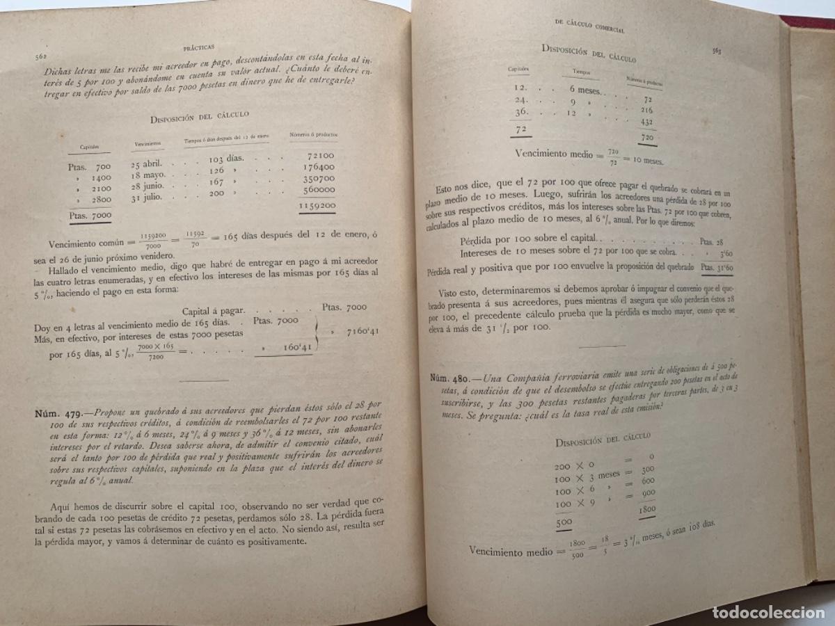 Libros de segunda mano: Pr&aacute;cticas de C&aacute;lculo Comercial de E. Oliver - Foto 3