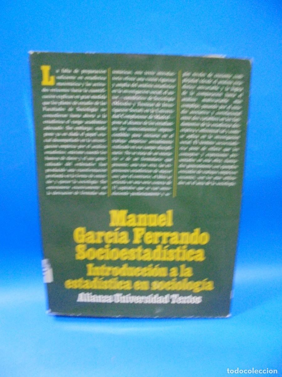 Second hand books: INTRODUCCION A LA ESTADISTICA ENSPCIOLOGIA. MANUEL G&ordf;. ALIANZA UNIVERSIDAD TEXTOS. 1984. PAGS : 664.