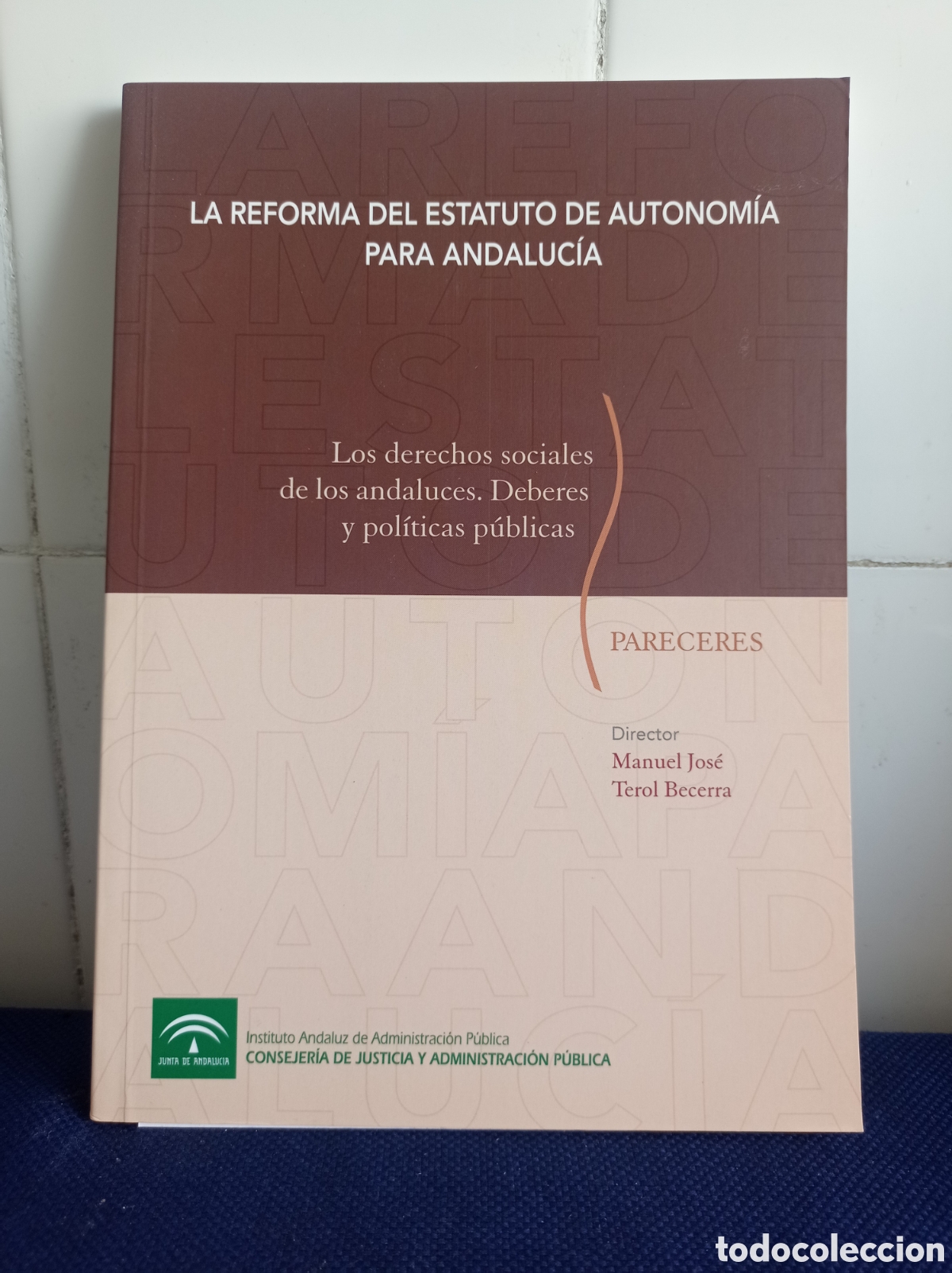 Libri di seconda mano: LA REFORMA DEL ESTATUTO PARA ANDALUCIA, PARECERES, ESTADO EXCELENTE