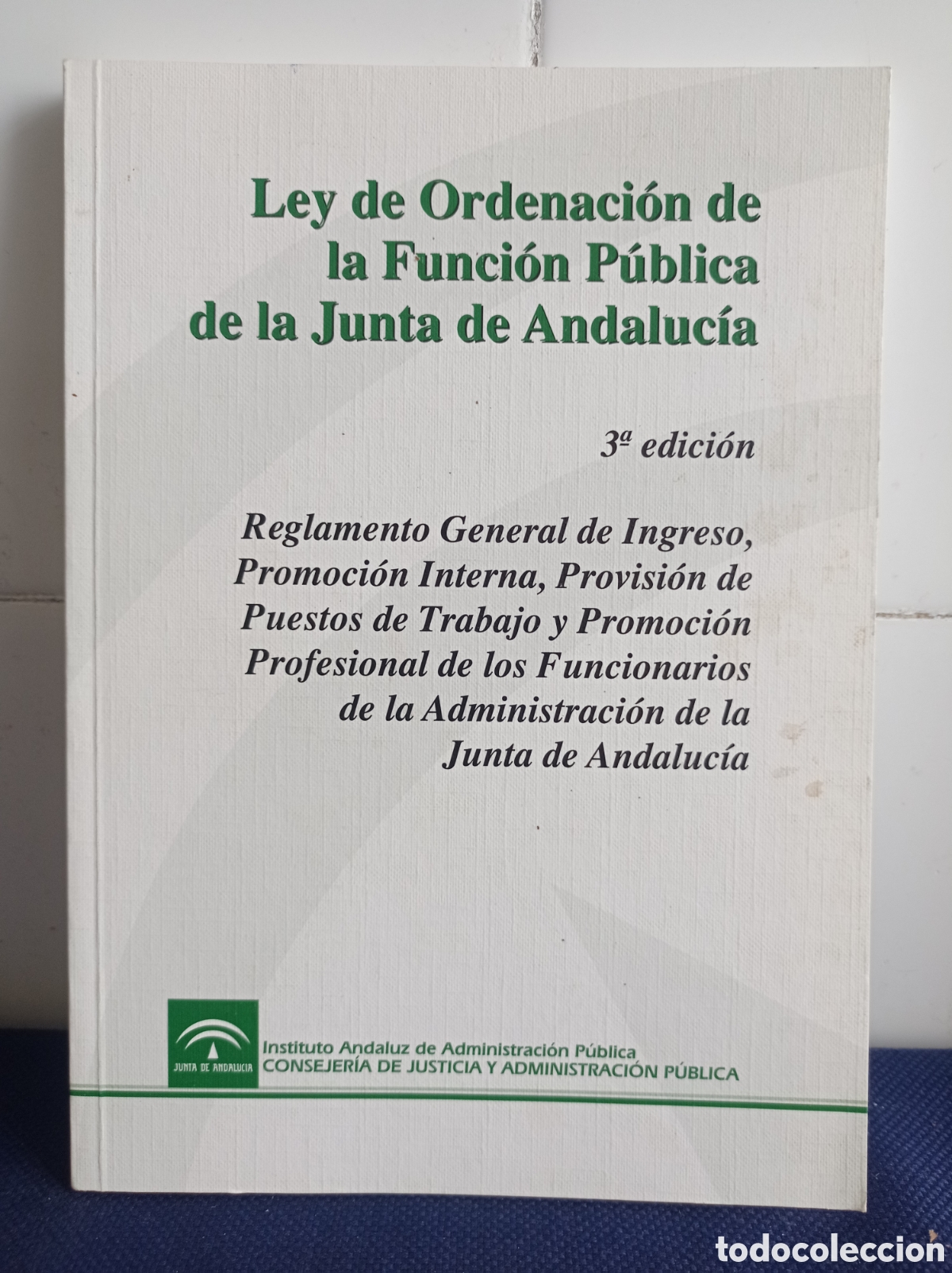 Libros de segunda mano: LEY DE ORDENACION DE LA FUNCION PUBLICA DE LA JUNTA DE ANDALUCIA, BUEN ESTADO