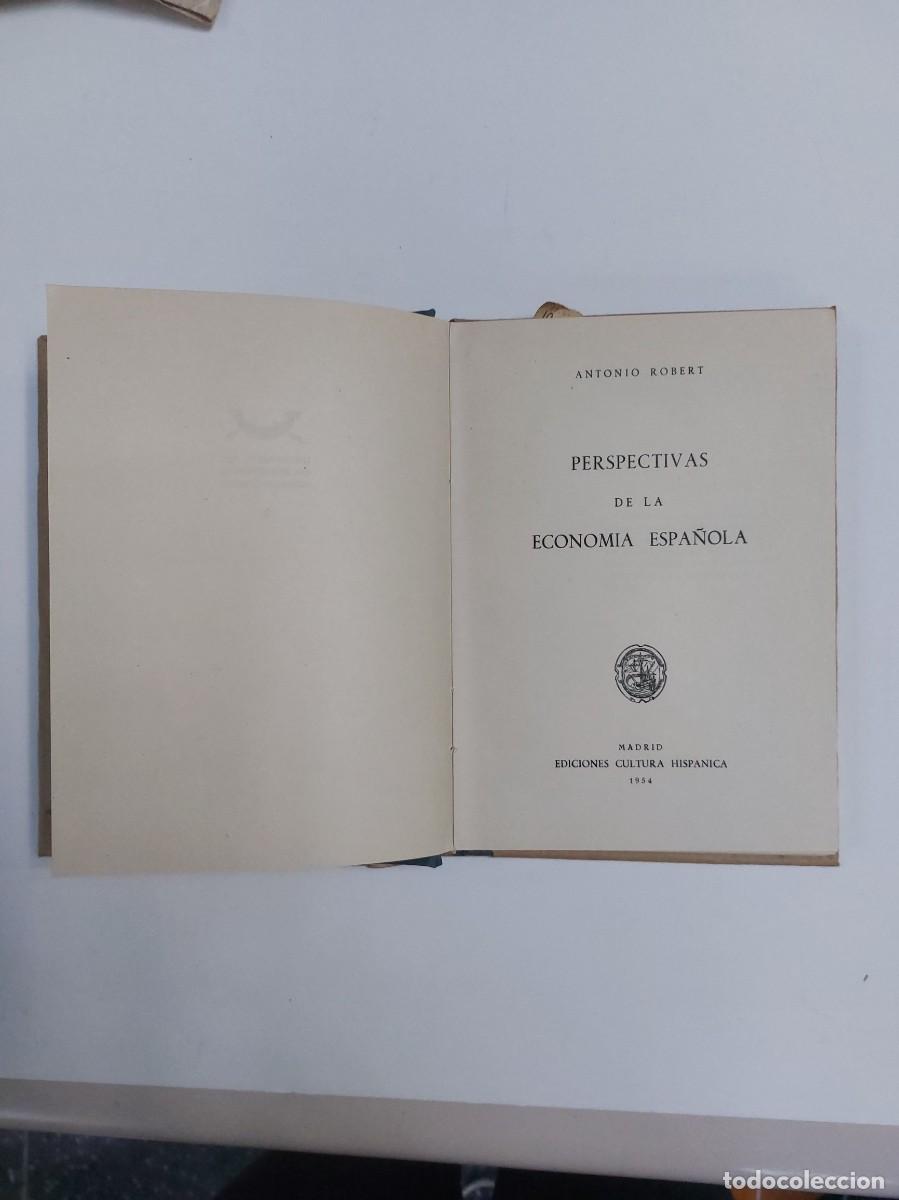 Libros de segunda mano: Perspectivas de la econom&iacute;a espa&ntilde;ola (1954)