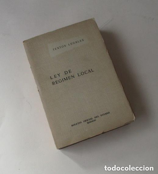 Libros de segunda mano: LEY DE REGIMEN LOCAL - Foto 4