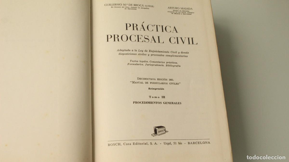 Libros de segunda mano: PRACTICA PROCESAL CIVIL TOMO III - Foto 1
