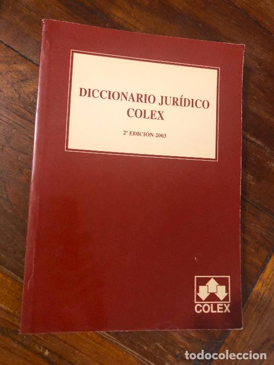 Gebrauchte B&uuml;cher: diccionario juridico colex 2&ordf; edici&ograve;n 2003