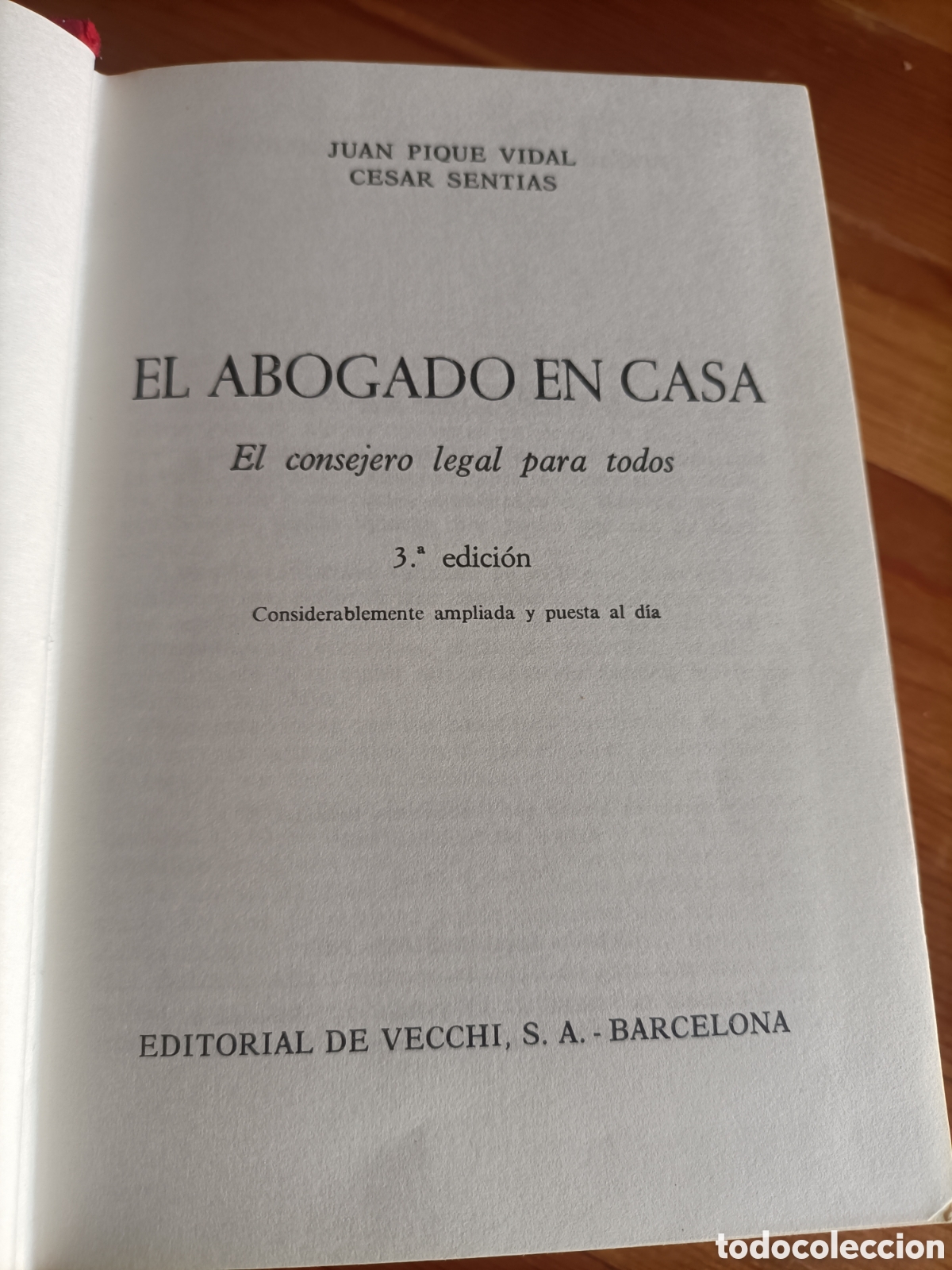 Libros de segunda mano: Libro El abogado en casa editorial Vecchi - Foto 2