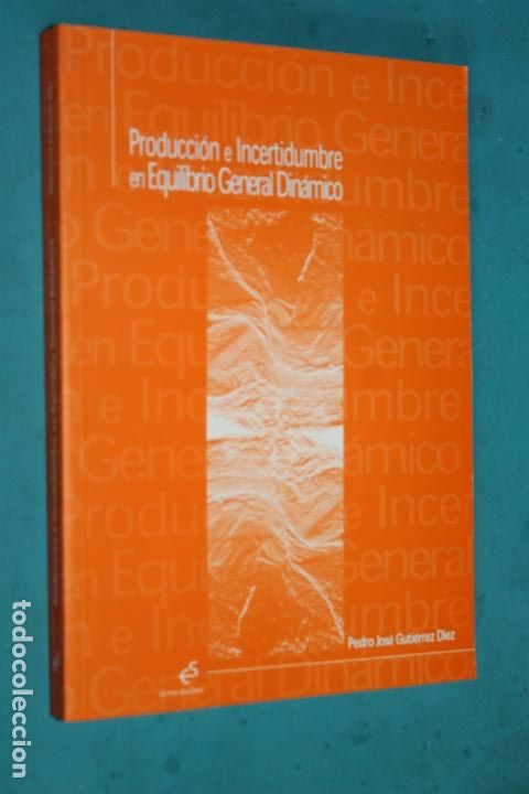 Libros de segunda mano: PRODUCCION E INCERTIDUMBRE EN EQUILIBRIO DINAMICO, PEDRO JOSE GUTIERREZ DIEZ, SEPTEM EDICIONES