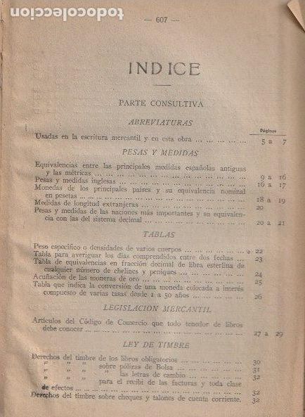 Libros de segunda mano: Tenedur&iacute;a de Libros / M. Bofill y Tr&iacute;as - 1947 - Foto 2