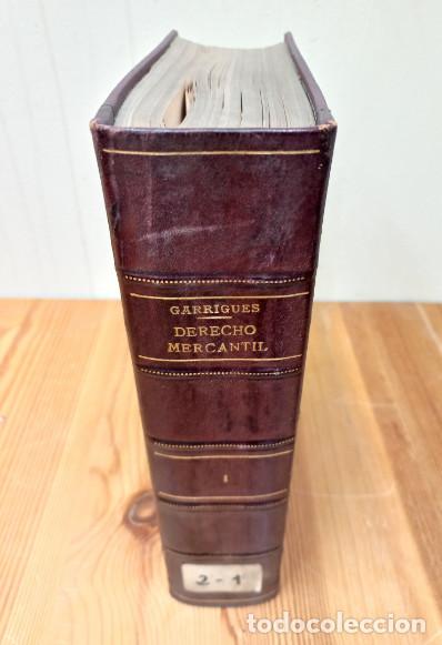 Libri di seconda mano: CURSO DE DERECHO MERCANTIL I, GARRIGUES, 2&ordf; ED. REVISADA POR VERDERA 1955, LIBRO
