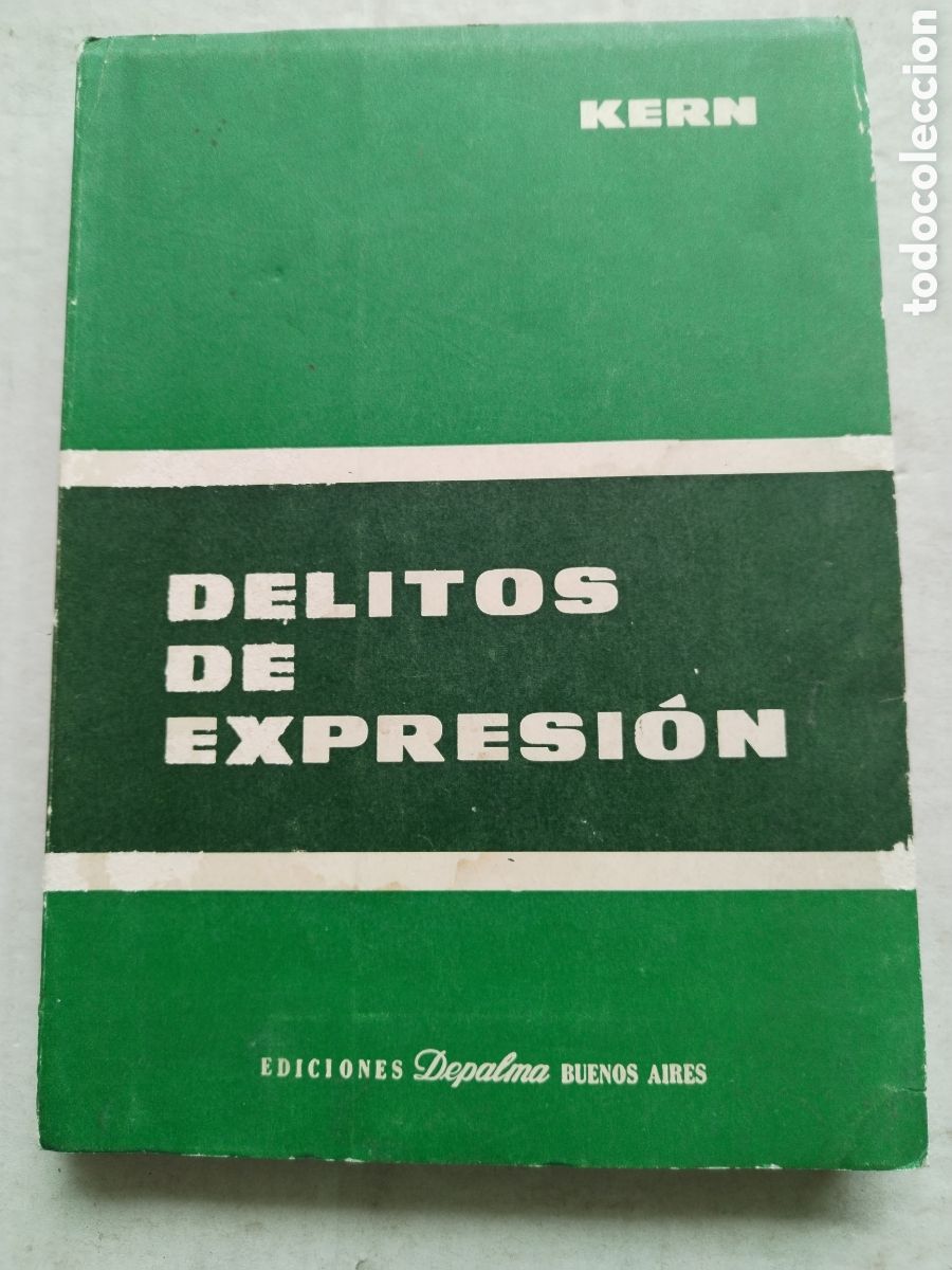 Libros de segunda mano: DELITOS DE EXPRESION/KERN - Foto 1