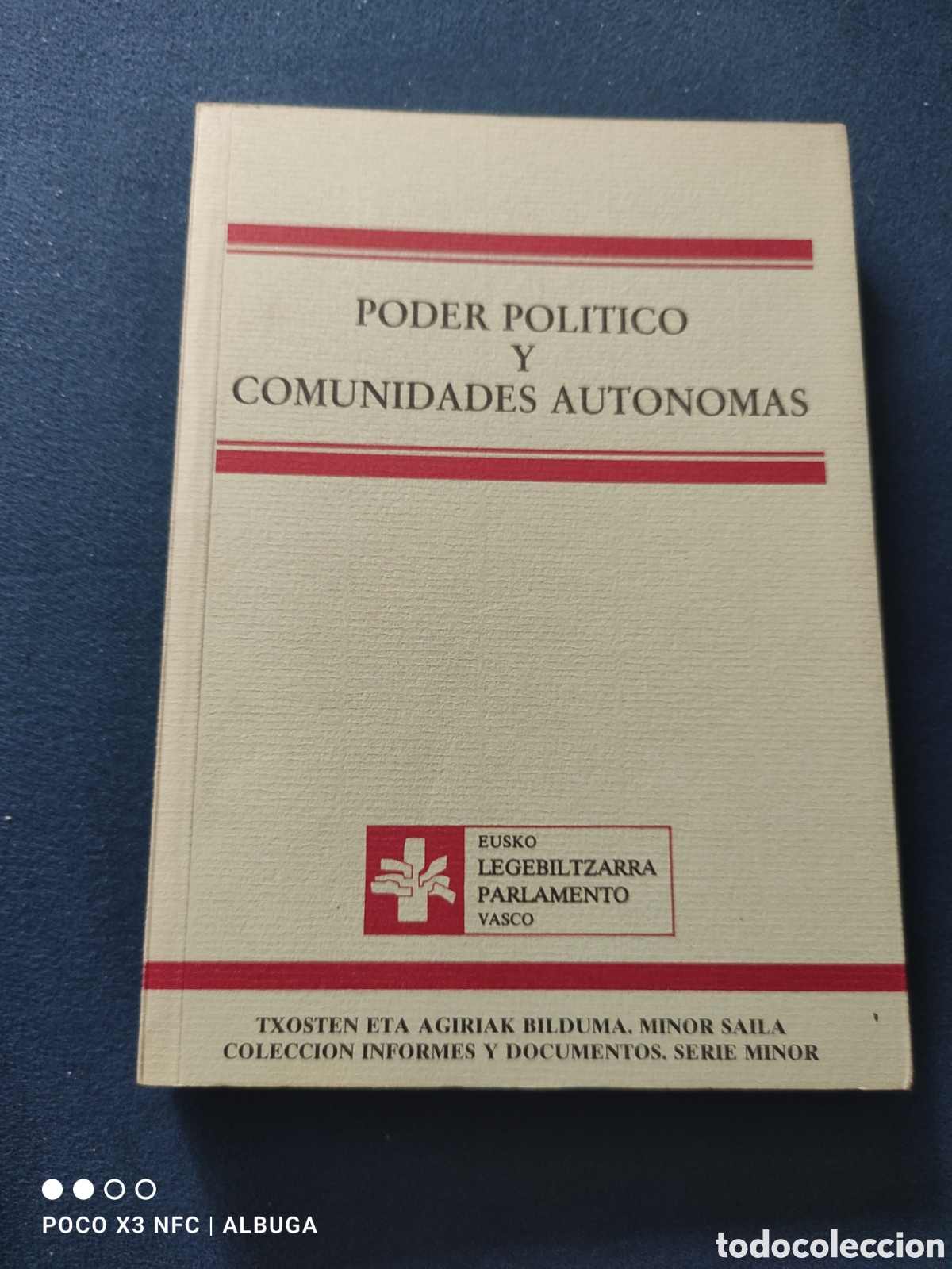 Libros de segunda mano: Poder pol&iacute;tico y Comunidades Aut&oacute;nomas. Parlamento Vasco. - Foto 1