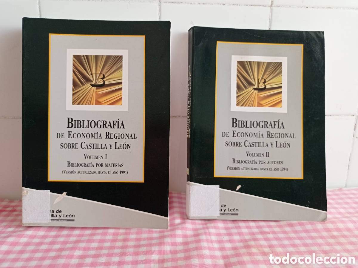 Second hand books: BIBLIOGRAFIA DE ECONOMIA REGIONAL SOBRE CASTILLA Y LEON, VOLUMEN I Y II, BUEN ESTADO