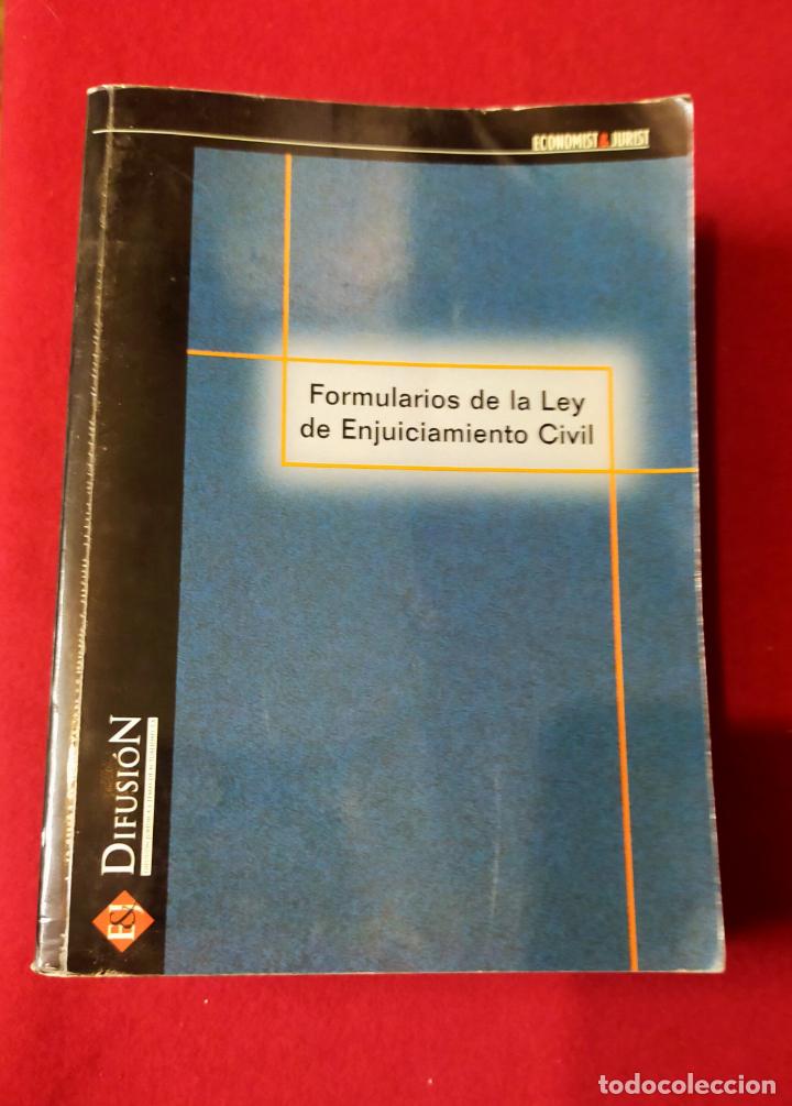 Libros de segunda mano: FORMULARIO DE LA LEY DE ENJUCIAMINTO CIVIL