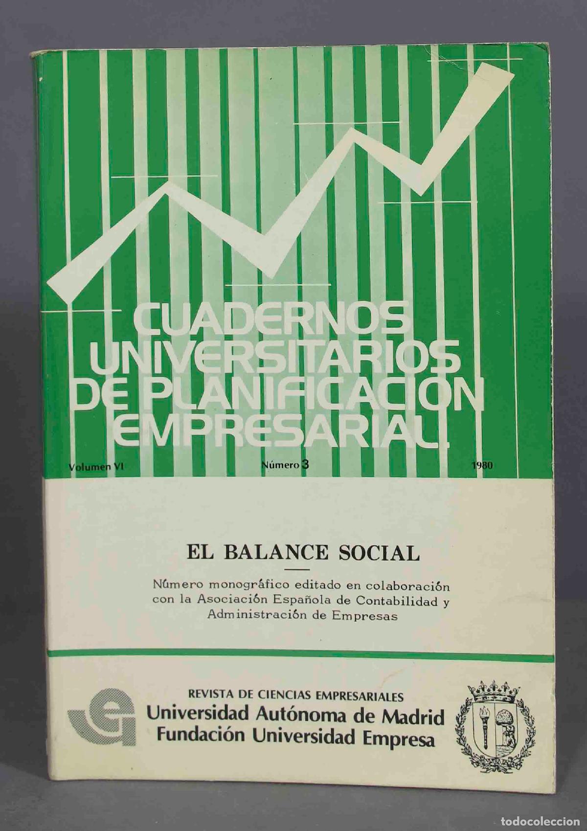 Libri di seconda mano: EL BALANCE SOCIAL. UAM