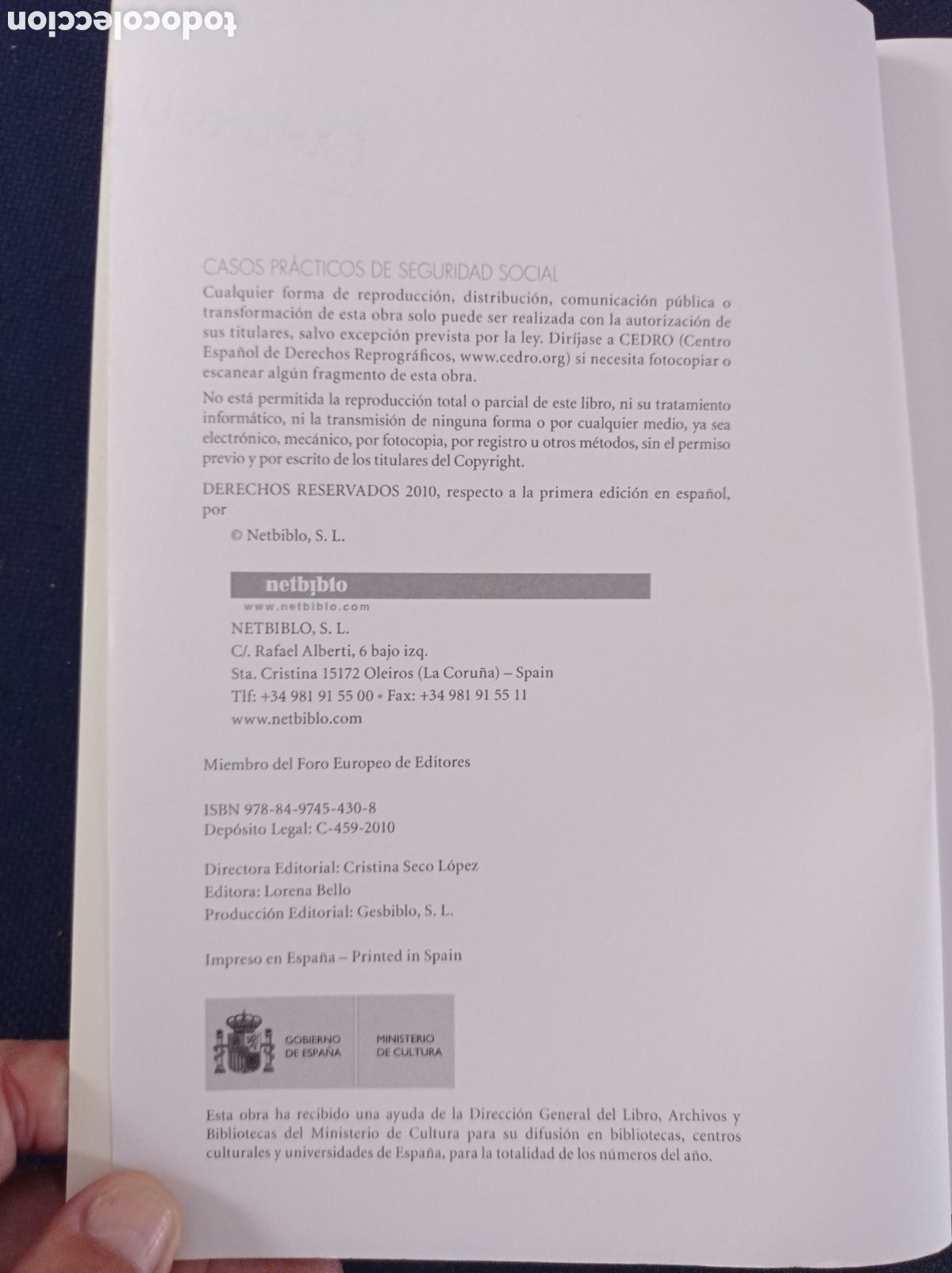 Gebrauchte B&uuml;cher: CASOS PRACTICOS DE SEGURIDAD SOCIAL, BUEN ESTADO