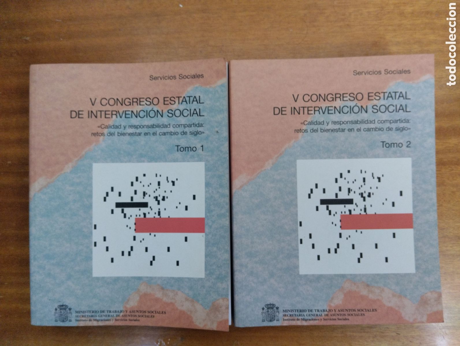 Libri di seconda mano: V CONGRESO ESTATAL DE INTERVENCI&Oacute;N SOCIAL, TOMO I Y II, SERVICIOS SOCIALES, 1998