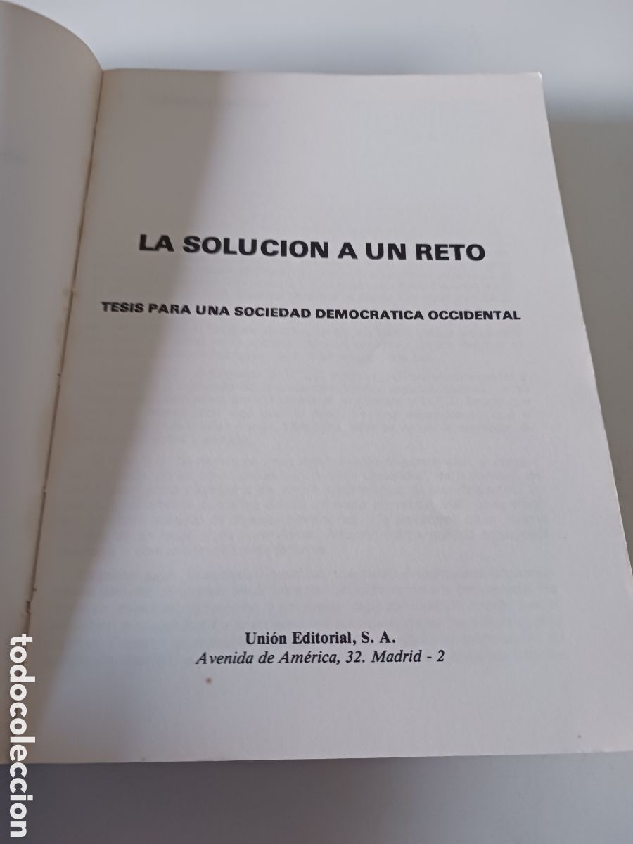 Libros de segunda mano: UCD la soluci&oacute;n a un reto 1979 - Foto 2