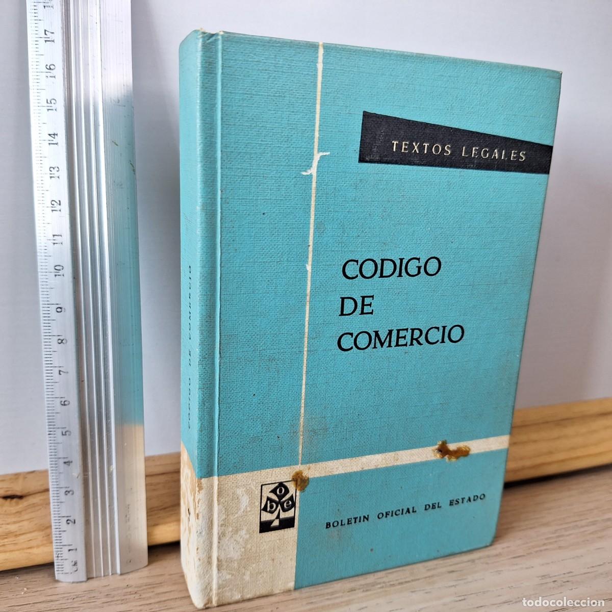 Libros de segunda mano: C&oacute;digo de comercio. BOE, 1969. 475 pp. 410 g - Foto 1